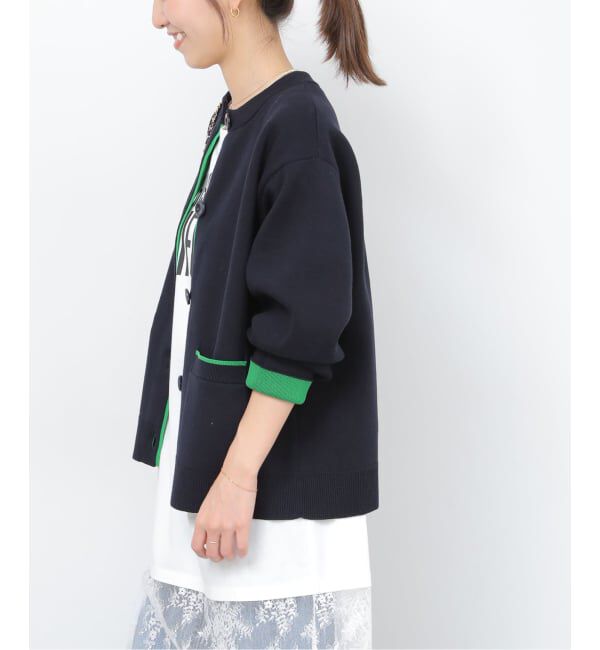JOURNAL STANDARD relume「《追加予約》ダブルニットコントラストカーディガン」|カーディガン|