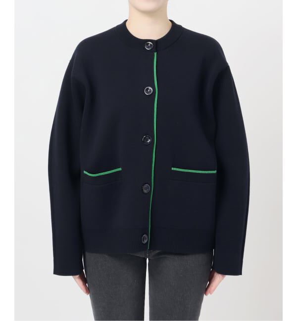 JOURNAL STANDARD relume「《追加予約》ダブルニットコントラストカーディガン」|カーディガン|