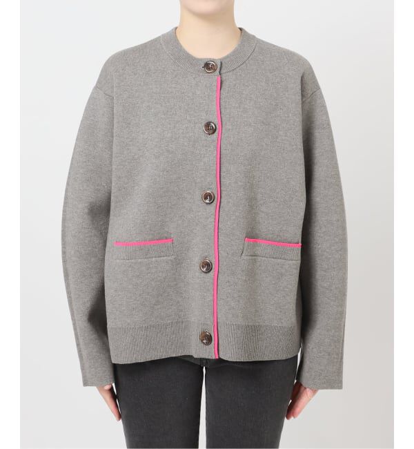 JOURNAL STANDARD relume「《追加予約》ダブルニットコントラストカーディガン」|カーディガン|