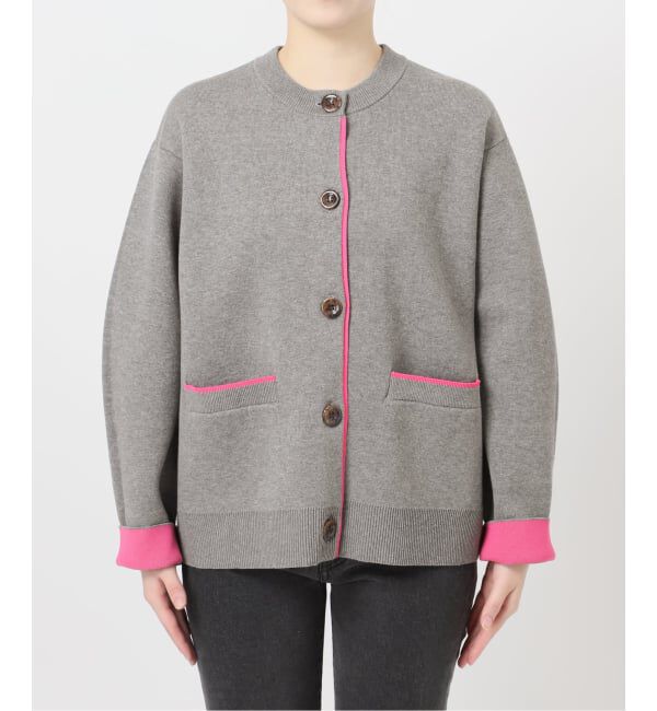 JOURNAL STANDARD relume「《追加予約》ダブルニットコントラストカーディガン」|カーディガン|