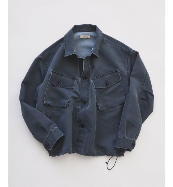 JOURNAL STANDARD relume「《予約》ピグメント加工 CPO シャツブルゾン」|ミリタリージャケット|ブラック B
