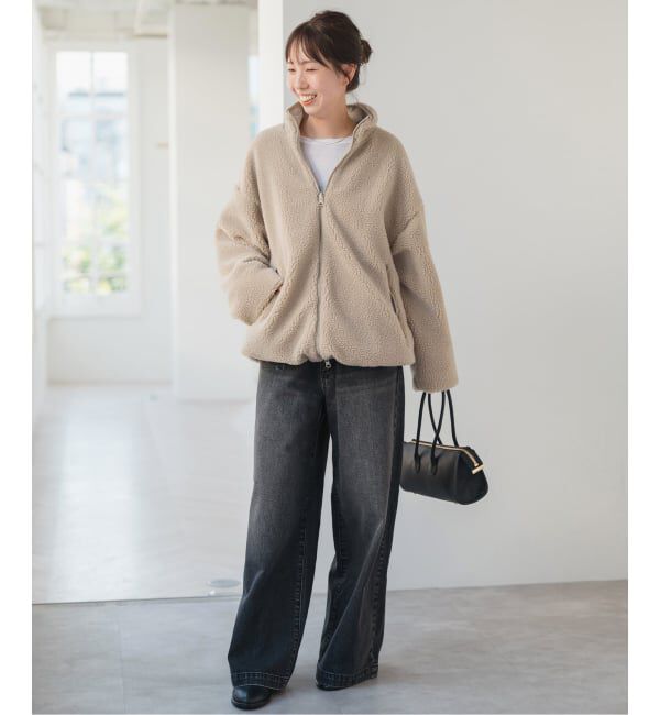Spick and Span ＜WEB限定カラー有り＞リバーシブルボア ブルゾン Spick & Span｜《WEB限定カラー有り》リバーシブルボアブルゾン