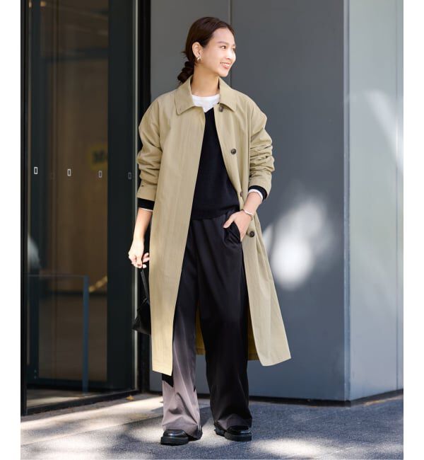 FRAMeWORK「≪予約≫コットンナイロンステンコート」|ステンカラーコート|