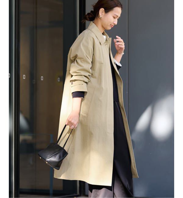 FRAMeWORK「≪予約≫コットンナイロンステンコート」|ステンカラーコート|