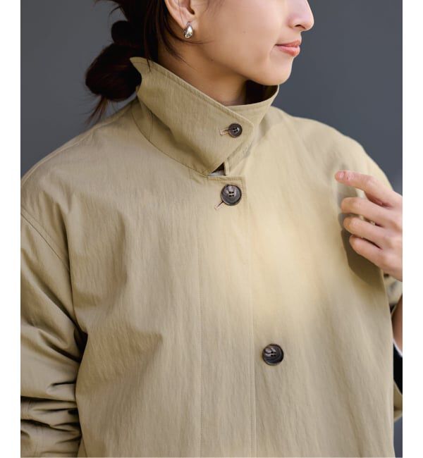 FRAMeWORK「≪予約≫コットンナイロンステンコート」|ステンカラーコート|