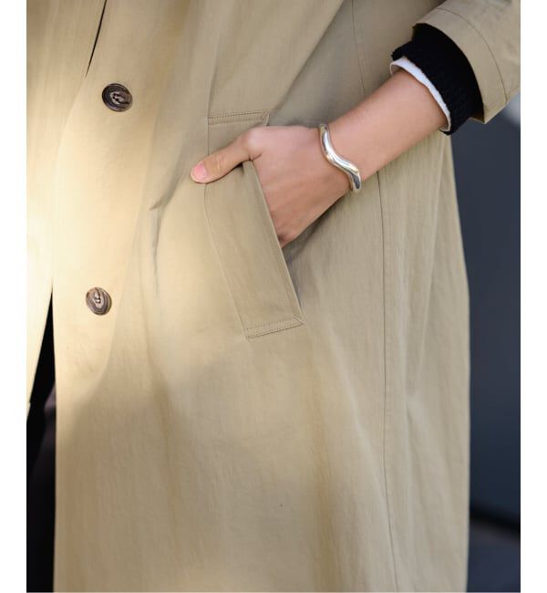 FRAMeWORK「≪予約≫コットンナイロンステンコート」|ステンカラーコート|