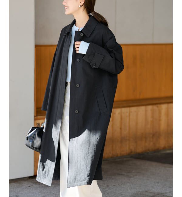 FRAMeWORK「≪予約≫コットンナイロンステンコート」|ステンカラーコート|