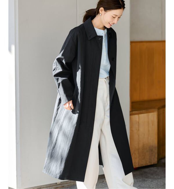 FRAMeWORK「≪予約≫コットンナイロンステンコート」|ステンカラーコート|