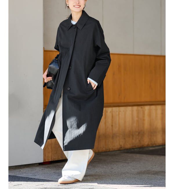 FRAMeWORK「≪予約≫コットンナイロンステンコート」|ステンカラーコート|