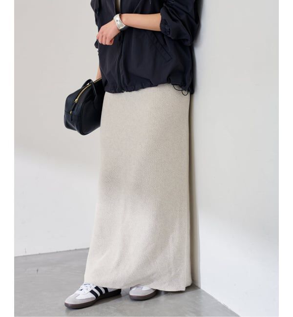 FRAMeWORK「≪追加予約≫ワッフルストレートスカート」|スカート|
