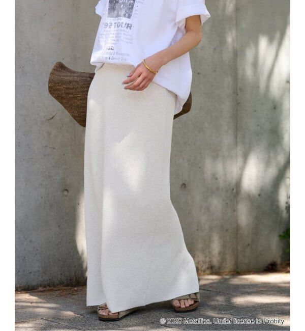 FRAMeWORK「≪追加予約≫ワッフルストレートスカート」|スカート|