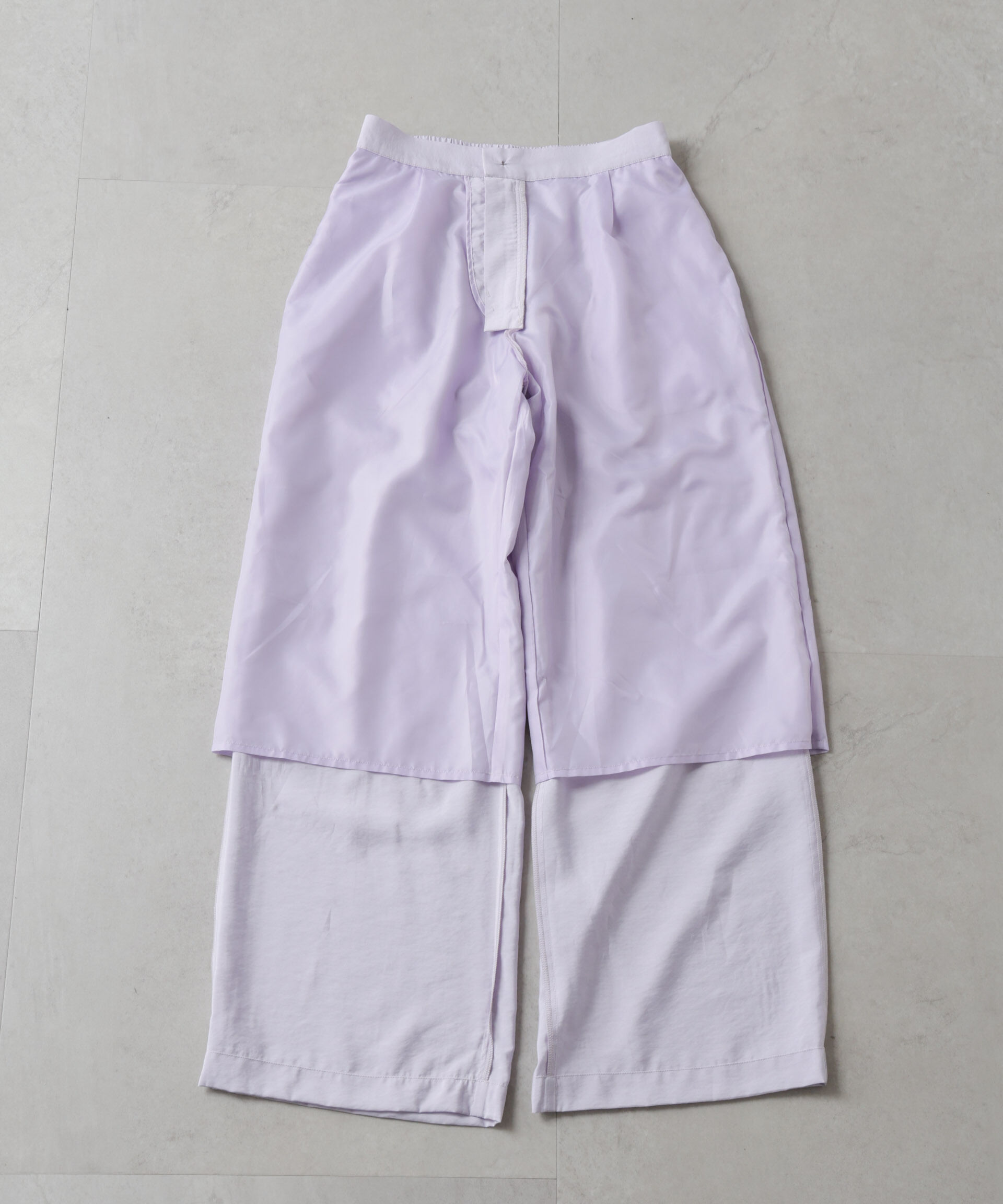 nano･universe「リラックスワイドパンツ」|チノ|