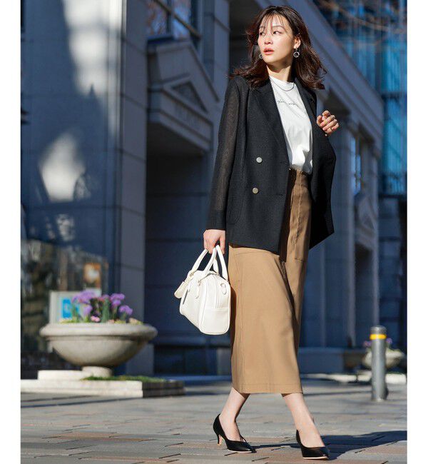 ANY SIS「【吸水速乾・洗える】シアーメッシュ ジャケット」|テーラードジャケット|