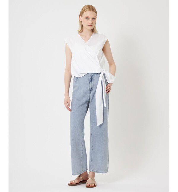 BEIGE,「 HYDRANGEA / カシュクールブラウス」|シャツ・ブラウス|