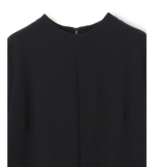 BEIGE,「【洗える】KALMIA / クルーネックIラインロングドレス」|ワンピース|