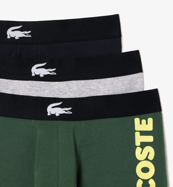 LACOSTE「マルチデザイン３パックトランクショーツ」|インナー|