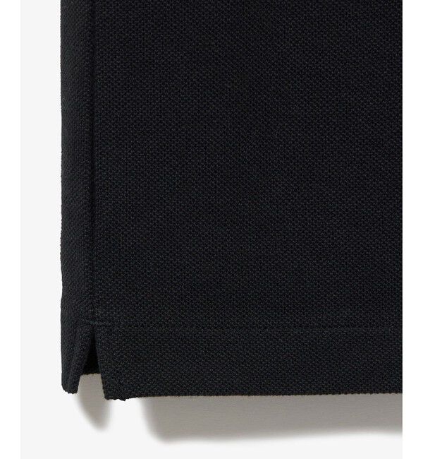 LACOSTE「コットン鹿の子 メッシュカラー バックボタンノースリーブポロシャツ」|ポロシャツ|