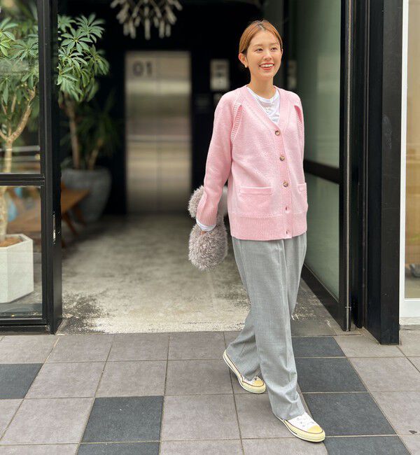 NOLLEY'S sophi「《セットアップ対応》ウール混ウォッシャブルワイドパンツ」|その他|