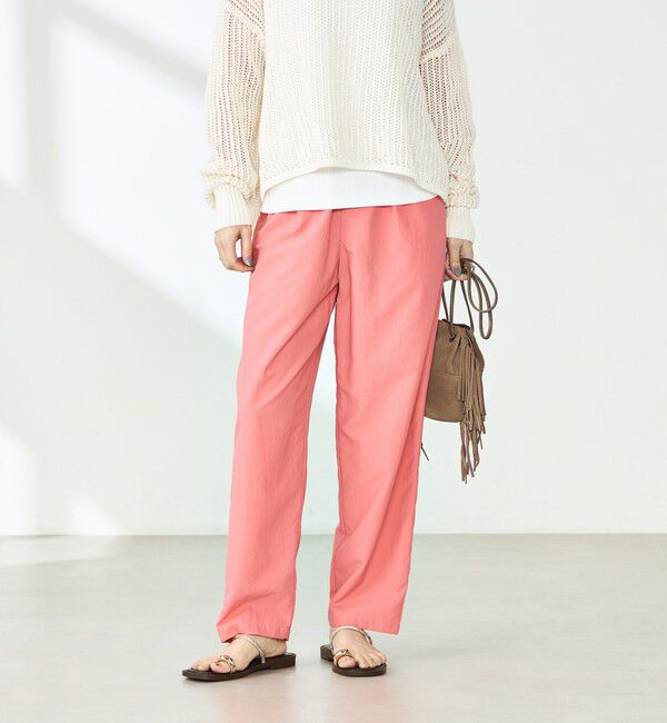 NOLLEY'S「ウォッシャブル多機能ウエストフリルテーパードパンツ」|その他|