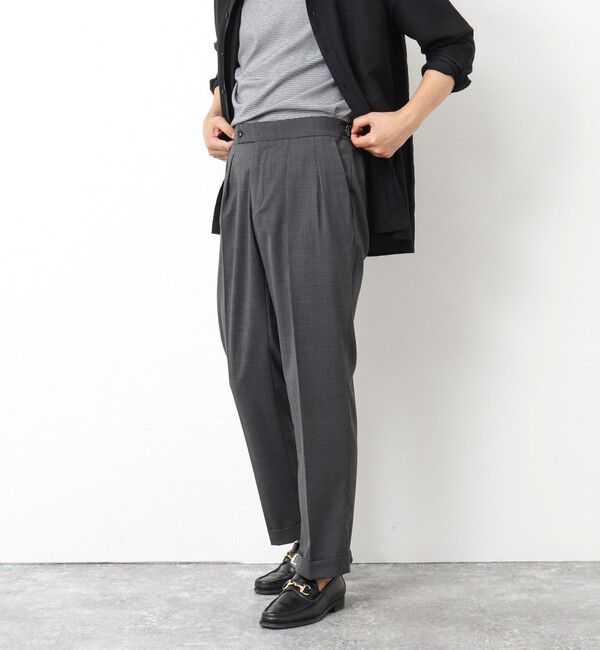 WORK ABOUT「NSN アジャスター付2タックスラックス 25SS」|スラックス|