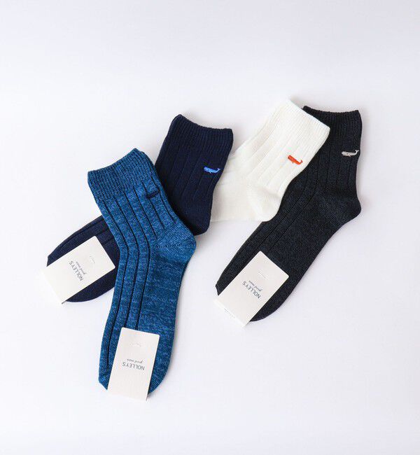 NOLLEY'S goodman「【OCTAVE OCTAVE/オクターブ オクターブ】別注クジラクォーターリブソックス」|ソックス|