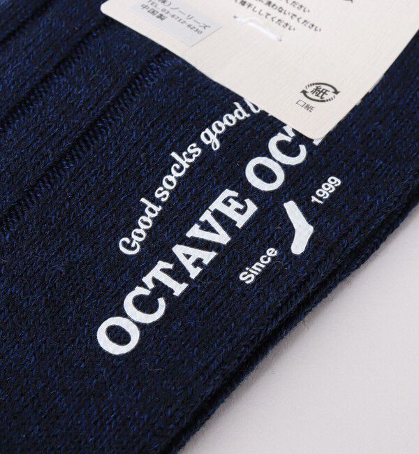 NOLLEY'S goodman「【OCTAVE OCTAVE/オクターブ オクターブ】別注クジラクォーターリブソックス」|ソックス|
