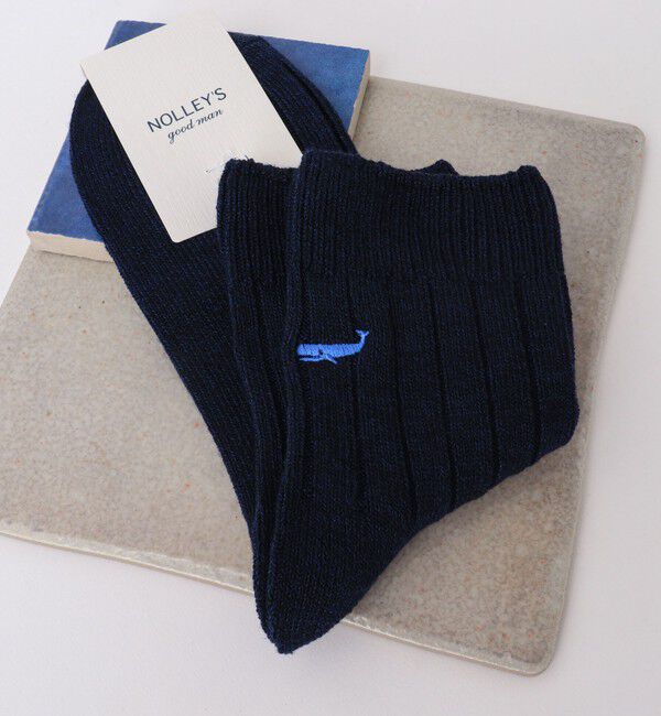 NOLLEY'S goodman「【OCTAVE OCTAVE/オクターブ オクターブ】別注クジラクォーターリブソックス」|ソックス|