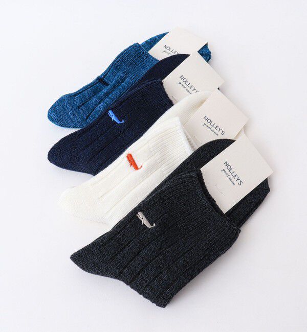 NOLLEY'S goodman「【OCTAVE OCTAVE/オクターブ オクターブ】別注クジラクォーターリブソックス」|ソックス|
