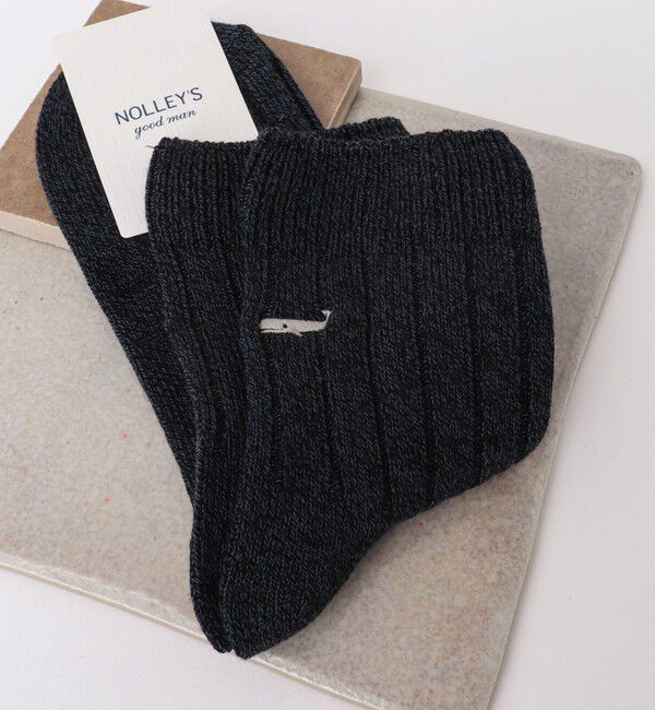 NOLLEY'S goodman「【OCTAVE OCTAVE/オクターブ オクターブ】別注クジラクォーターリブソックス」|ソックス|