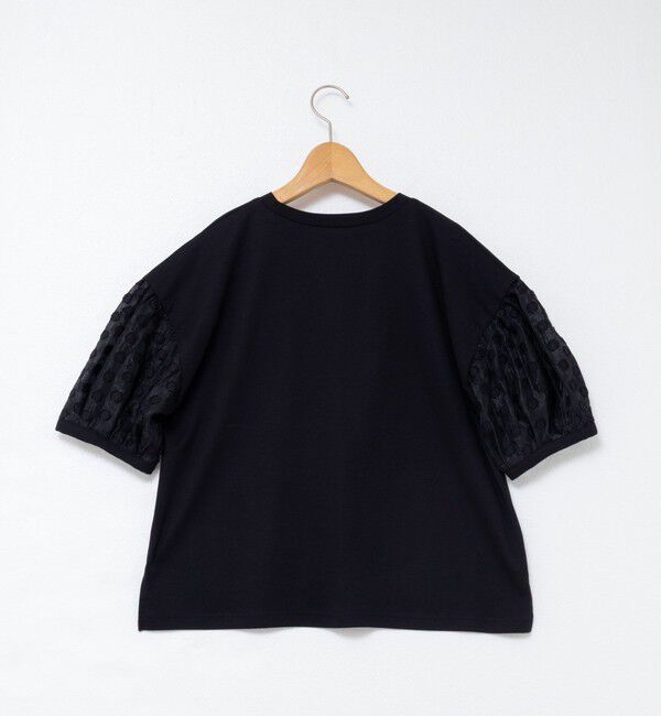 NOLLEY'S「ドットシアーパフスリーブカットソー」|Tシャツ・カットソー|