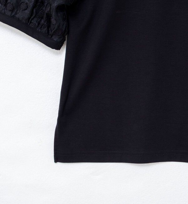 NOLLEY'S「ドットシアーパフスリーブカットソー」|Tシャツ・カットソー|