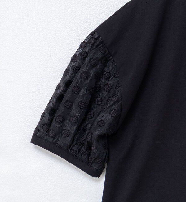 NOLLEY'S「ドットシアーパフスリーブカットソー」|Tシャツ・カットソー|