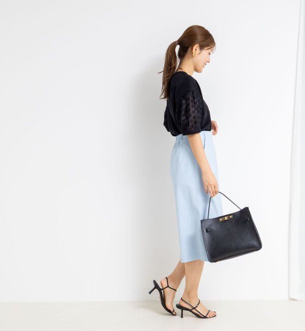 NOLLEY'S「ドットシアーパフスリーブカットソー」|Tシャツ・カットソー|