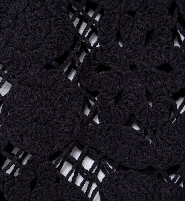 Rie Miller「《手洗い可能》レース刺繍7分袖ボレロ」|カーディガン|