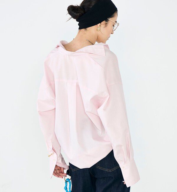 NOLLEY'S sophi「【一部WEB限定カラー】ウォッシャブルオックス2WAYシャツ」|シャツ・ブラウス|