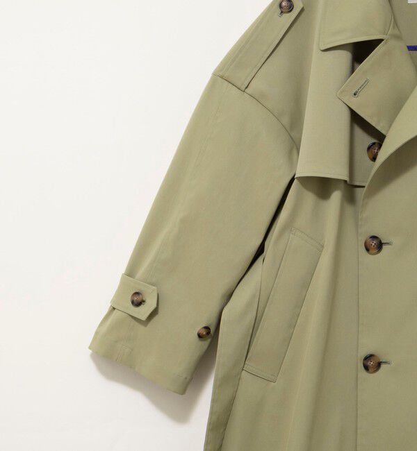 NOLLEY'S「NMPウォッシャブルロングトレンチコート」|トレンチコート|