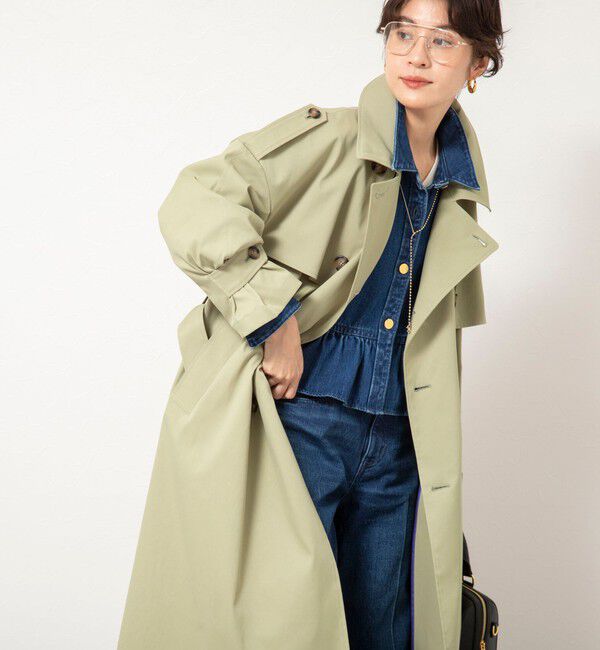 NOLLEY'S「NMPウォッシャブルロングトレンチコート」|トレンチコート|