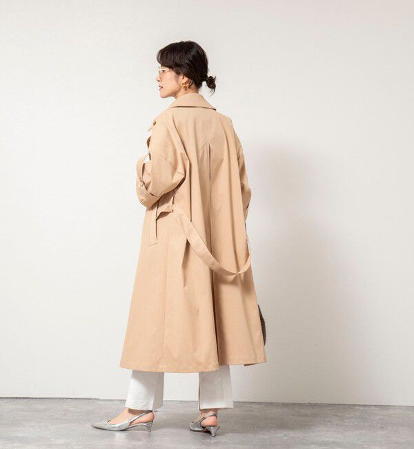 NOLLEY'S「NMPウォッシャブルロングトレンチコート」|トレンチコート|