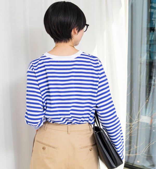 Rie Miller「ウォッシャブルロングスリーブTシャツGIZA COTTON」|Tシャツ・カットソー|