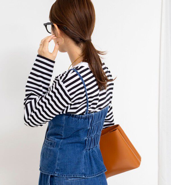 Rie Miller「ウォッシャブルロングスリーブTシャツGIZA COTTON」|Tシャツ・カットソー|