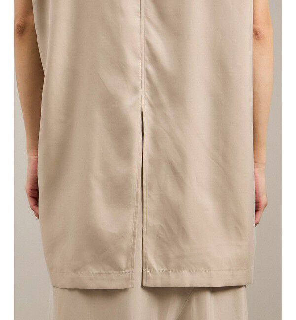 SALON adam et rope'「キュプラツイルジレブラウス［セットアップ対応］」|ベスト・ジレ|