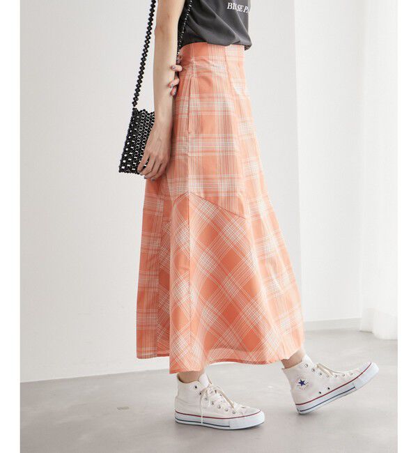 Rope&rsquo;Picnic「チェックボリュームスカート」|スカート|