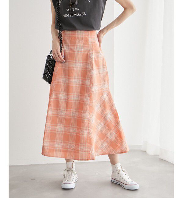 Rope&rsquo;Picnic「チェックボリュームスカート」|スカート|