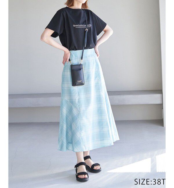 Rope&rsquo;Picnic「チェックボリュームスカート」|スカート|