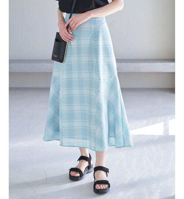 Rope&rsquo;Picnic「チェックボリュームスカート」|スカート|