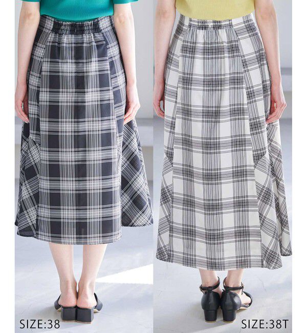 Rope&rsquo;Picnic「チェックボリュームスカート」|スカート|