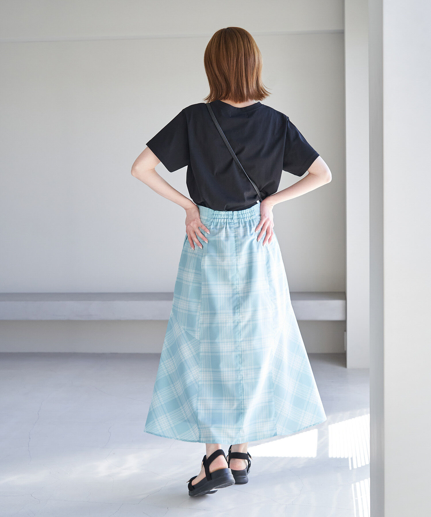 Rope&rsquo;Picnic「チェックボリュームスカート」|スカート|