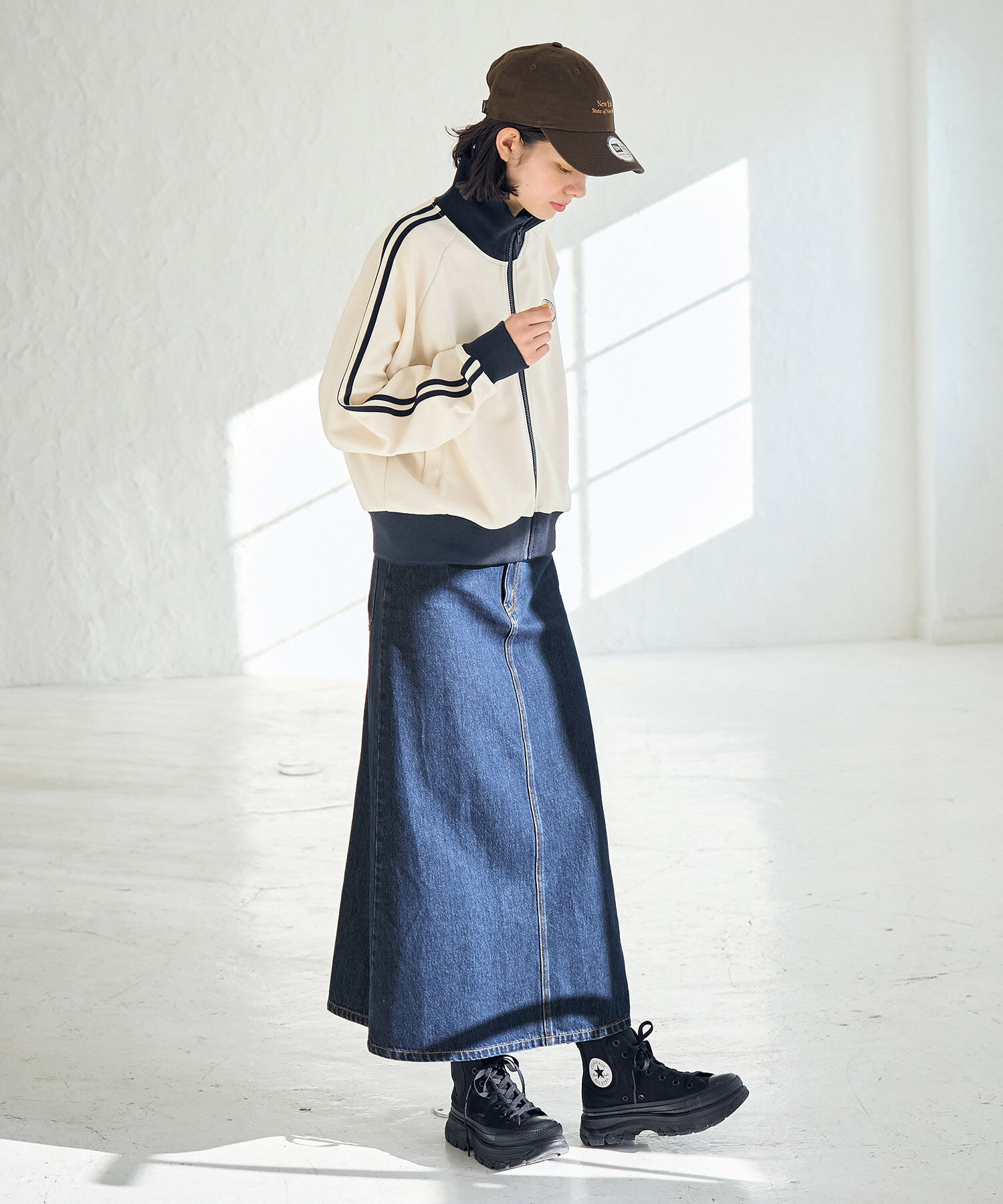 ROPE' PICNIC R「デニムAラインスカート」|スカート|