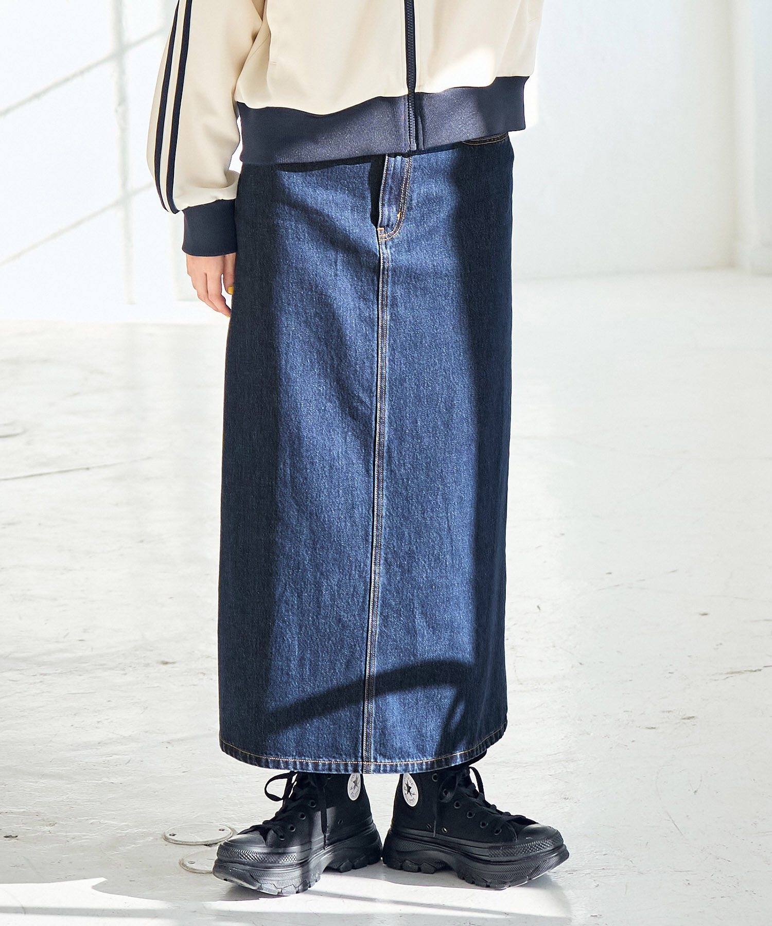 ROPE' PICNIC R「デニムAラインスカート」|スカート|