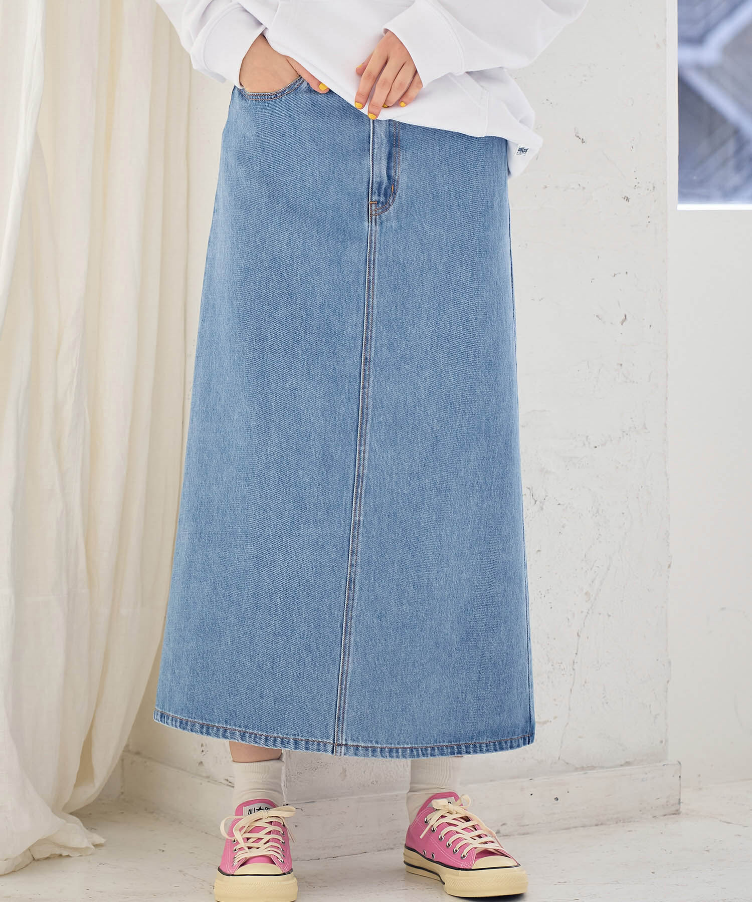 ROPE' PICNIC R「デニムAラインスカート」|スカート|